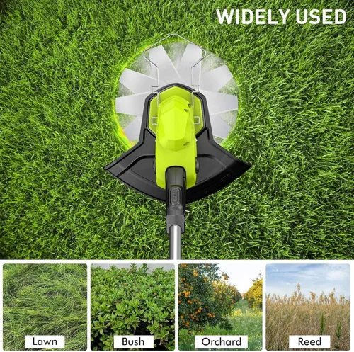 Vista 3 de Housoutil Cortadora de césped manual, cuchilla de repuesto para cortadora de césped, 8 piezas, cuchilla de cortadora de césped con 1 agujero