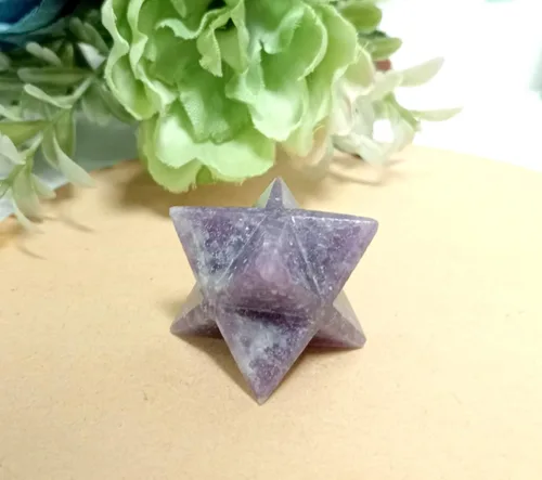 Vista 7 de Jet Energized Lepidolite Star Merkaba 1 pulgada Jet International Crystal Therapy 40 páginas, folleto de tratamiento de equilibrio de chakras
