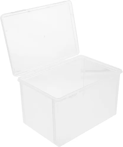 DOITOOL Recipientes de pan herméticos para pan, caja de pan de plástico transparente para pan casero, soporte para pan de 8 pulgadas, para
