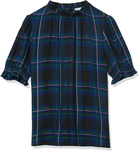 Vista 5 de Tienda Essentials Womens Fluid Twill Short Puff Sleeve Smock Detail Shirt