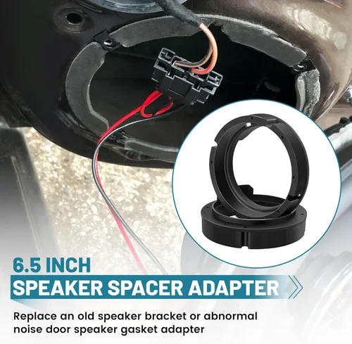 Vista 5 de NuIth Separadores de Placa Adaptadores de Altavoces de 6.5 Pulgadas para VW 1999-2019, Porsche 2000-2006, Skoda 2005-2013, Seat 1999-2005 Anillos