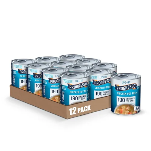 Vista 19 de Progresso Sopa enlatada ligera y sabrosa de cebada y verduras, 18.5 onzas (paquete de 12)