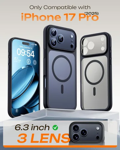 Vista 101 de TOCOL Funda para iPhone 11, compatible con Magsafe, protección completa de cámara, imanes integrados, protección contra caídas, funda translúcida