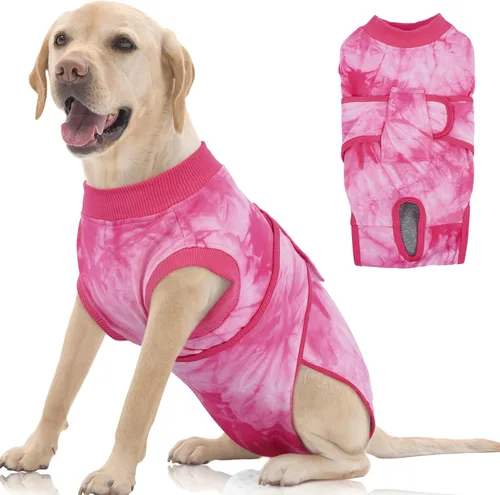 Vista 15 de FUAMEY Traje de Recuperación para Perros Machos, Trajes de Cirugía de Castración para Perros, Camisas de Esterilización para Cachorros Hembra