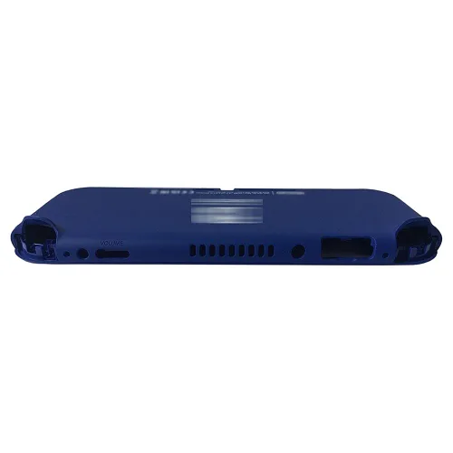 Vista 5 de Rinbers Carcasa de repuesto para consola Nintendo Switch NS Lite HDH-001 superior inferior de plástico - azul oscuro