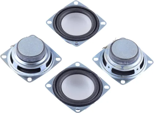 CYT1120 - Altavoz de audio de rango completo de 2 pulgadas, 4 ohmios, 3 W, altavoz estéreo para Arduino y altavoz de bricolaje (paquete de 4)