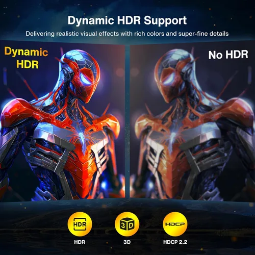 Vista 4 de IVANKY Cable 4K Mini DisplayPort a HDMI de 10 pies, cable Thunderbolt a HDMI 4K a 30 Hz, [carcasa de alumbre/trenzado/chip óptimo], Mini DP a HDMI