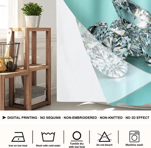 Vista 264 de Shrahala Father and Child Embracing No Hooks Shower Curtain with Snap in Liner Set, Tender Moment Captured Bathroom Décor Polyester Fiber Waterproof