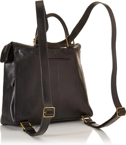 Vista 2 de Fossil Parker - Mochila convertible de cuero para mujer Negro Large - Black