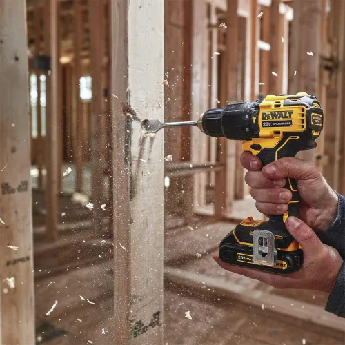 Vista 5 de DEWALT Taladro de martillo ATOMIC 20V MAX* inalámbrico, compacto, 1/2 pulgada, solo herramienta (DCD709B)