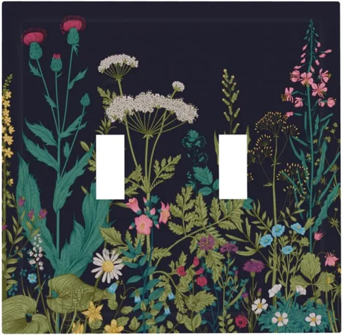 Vista 54 de Taupe Beige Marrón Gris Abstracto Arte 1-Banda Interruptor de Luz Doble de Recepción Placa de Pared Toma Cubiertas Eléctricas Decorativas Modernas