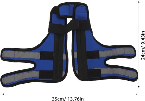 Vista 2 de TOYANDONA 1 Set Dog Front Leg Sleeve: Dog Recovery Sleeves Elbow Protector with Shoulder Support Stop Licking Joints - Adjustable Pet Leg Brace