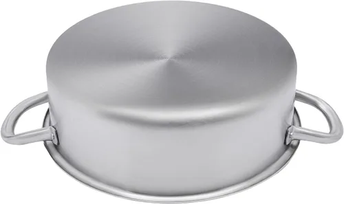 Vista 3 de Olla caliente Shabu Shabu de doble sabor con divisor y cucharón de sopa, olla Shabu Shabu Shabu de acero inoxidable 304, olla caliente de doble cara