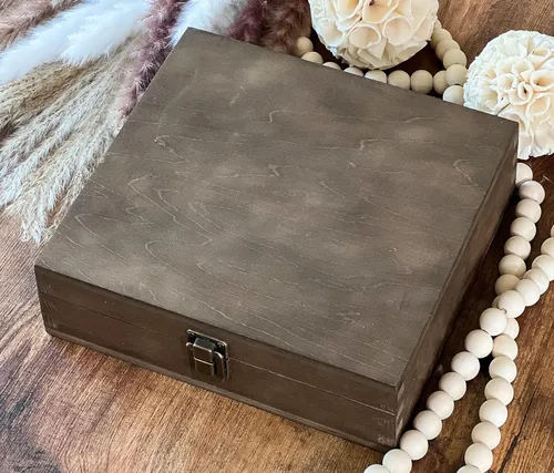 Vista 8 de 1st Birthday Time Capsule Personalized Keepsake Chest for Your 18th Birthday Reveal, Memory Archivist, Baby's Milestone Treasure, Ultimate Wedding