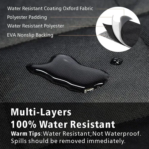 Vista 4 de F-color Forro de Carga SUV para Perros - Forro de Carga para Mascotas Impermeable, Cómoda Cubierta de Carga para Perros con Protector de Solapa