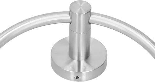 Vista 6 de Towel Ring Modern Circle Wall Mounted Stainless Steel Hand Towel Holder Towel Hanger Round Towel Rack Towel Rack Hangers Wall Mounted for Bathroom