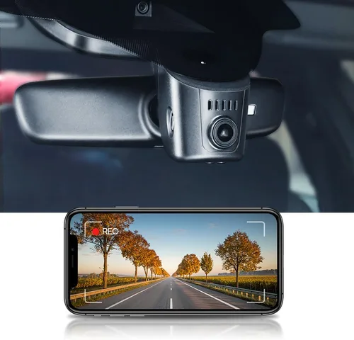 Fitcamx 4K Dash Cam se adapta para Audi 2019-2026 A4 A6 Allroad A3 A5 Q5 S4 S6 Q7 A8 Q8 S8 TT A7 S5 Q3 e-tron (Modelo A), aspecto OEM, grabación en