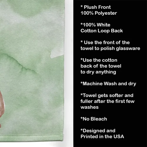 Vista 7 de Caroline's Treasures Toalla de cocina Christmas English Bulldog #2, 15 X 28, multicolor