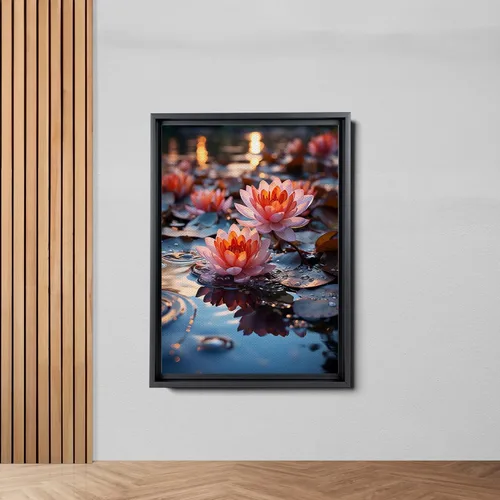 Vista 4 de Yoga Wall Art, Canvas Prints Yoga Meditation Studio Room Decorations Tie Dye Hippie Psychedelic Poster with Frame Meditating Peace Wall Art Hanging