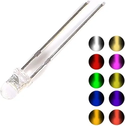 100PCS 3MM LED Diode Kit 3V DIY Set Light Emitting Warm White Green Blue Red Yellow Orange Purple UV Pink Ultra Bright 20mA (Color : Jade Green)