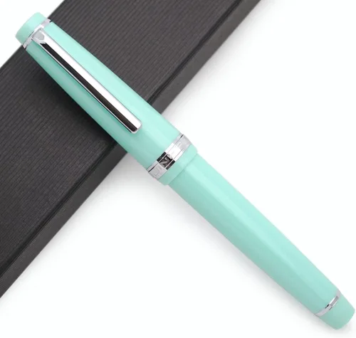 Vista 16 de JINHAO 82 - Pluma estilográfica con clip plateado (punta F 0.020 in, verde aguacate)