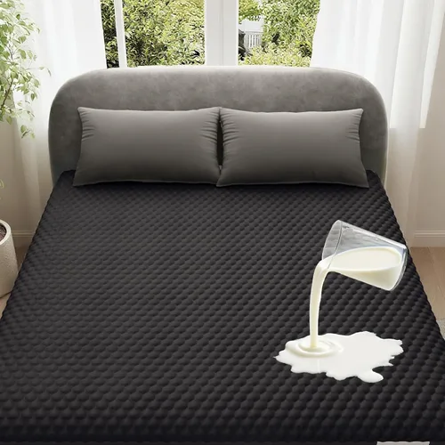 Vista 33 de OhGeni - Protector de colchón 100 % impermeable, almohadilla suave para colchón tamaño individual, resistente al pelo de mascotas y a la enuresis