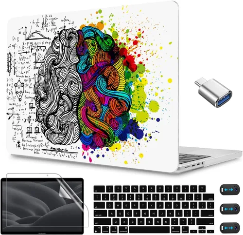 Vista 22 de CISSOOK Funda para MacBook Pro de 14 pulgadas 2025-2021 Release M5 A3434 M4 A3401 A3112 A3185 M3 A2918 A2992 M2 A2779 M1 A2442, carcasa rígida