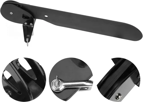 Vista 3 de VGEBY Timón de kayak, canoa de pesca, timón, cola, veleta, juego de timón para kayaks de mar, pesca, barco, barco, suministros de timón, soporte