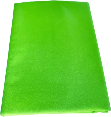 Vista 2 de Tela de algodón por yarda, tela de muselina acolchada para coser, 2 yardas (verde)
