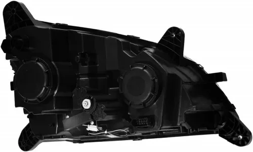 Vista 2 de Para Peterbilt 579 2012-2020 faro delantero lado del conductor y del pasajero Par Carcasa cromada Barra de luz LED / luces de señal