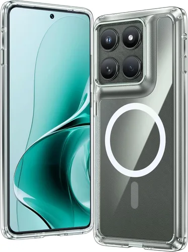 Vista 278 de FNTCASE para iPhone Air Case Clear: Fundas magnéticas para teléfono con protector de pantalla a prueba de caídas, compatibles con Magsafe, delgadas