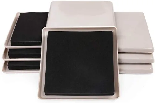 Vista 15 de Ezprotekt Paquete de 16 Tiras Deslizadoras Autoadhesivas para Mover Muebles para Alfombras, Almohadillas Rectangulares para Mover Muebles de 1/2 x 4