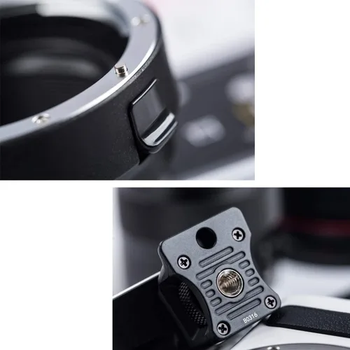 Vista 6 de Adaptador de lente EF-EOS M Anillo convertidor de lente de enfoque automático compatible con lente Canon EF/EF-S y Canon EOS-M (montaje EF-M )