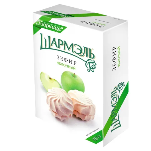 Vista 3 de Udarnitsa Sharmel Zefir (Marshmallow) Sabor vainilla 8.99 oz / 255 g - Juego de 2