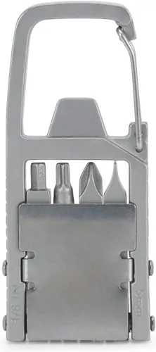 Vista 7 de Generic 12 en 1 Llavero Multiherramienta Destornillador con Puntas Plegables Herramienta Multifuncional Abrebotellas Herramienta de Bolsillo