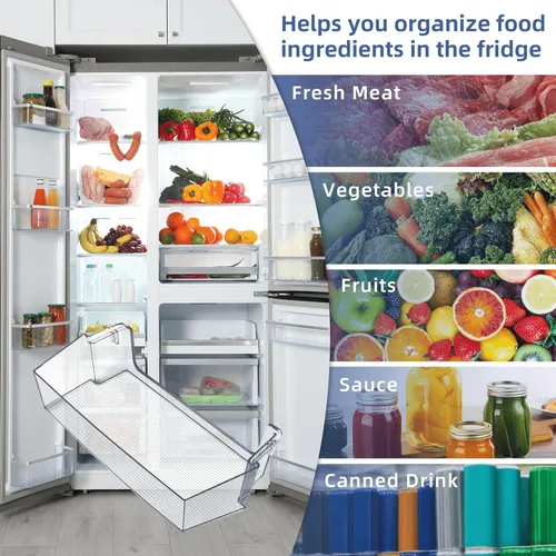 Vista 5 de Fetechmate W11239961 W10900538 - Estante de cubo de puerta de refrigerador compatible con refrigeradores de hidromasaje por Fetechmate Replace