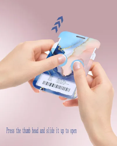 Vista 6 de Paquete de 2 portatarjetas y carrete retráctil resistente, soportes para tarjetas de identificación con clip retráctil para enfermeras, profesores