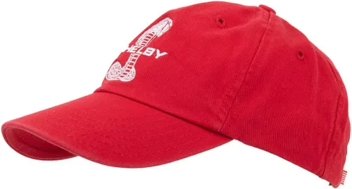 Vista 2 de Shelby Cobra Snake - Gorra de béisbol con sombrero rojo lavado Producto oficial Shelby Ajustable, talla única Cierre Tri-Glide con hebilla