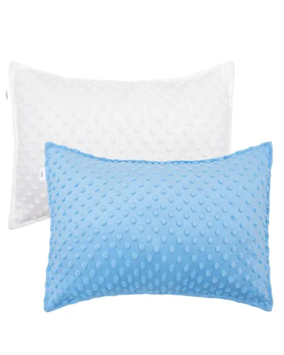 Vista 37 de ALVABABY Paquete de 2 fundas de almohada de algodón orgánico para niños pequeños, fundas de almohada para niños de 13 x 18 pulgadas o 12 x 16