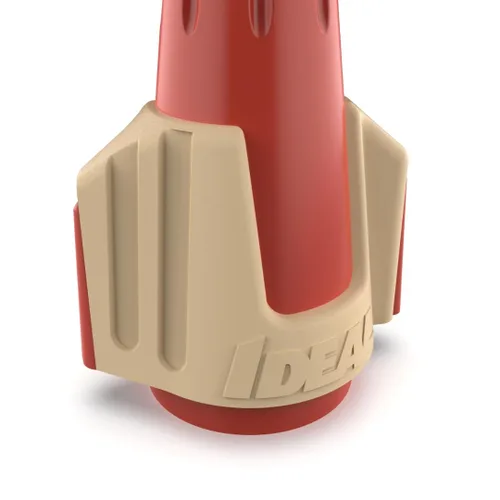 Vista 6 de IDEAL Electrical Twister PRO (30-144) Conector de Cable Rojo/Marrón, Caja de 50 — Tuercas de Cable de Giro Suave para 22 a 8 AWG con Sobremoldeado