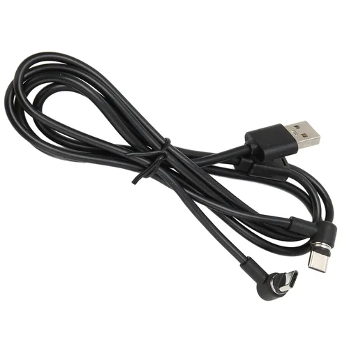 Vista 8 de Cable de carga para PS5, cable de datos tipo C de 2.6 pies, cable de carga magnético dual de 90 grados tipo C 2 en 1 para PS VR2 para interruptor