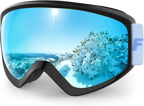 Vista 8 de findway - Gafas de esquí y snowboard para niños, niñas, jóvenes, diseño para usar sobre lentes