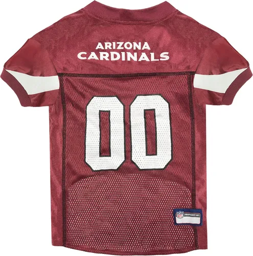 Pets First NFL Arizona Cardinals Camiseta para Perro, Talla Extra Pequeña, Disfraz de Camiseta de Fútbol Americano para Mascota, Camiseta Deportiva