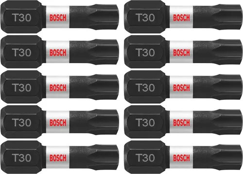 Vista 29 de BOSCH ITT15102 Paquete de 2 brocas de inserción de atornillado Torx #15 de 1 pulgada