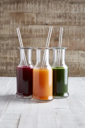 Vista 9 de HALM - Pajitas de vidrio reutilizables de 6 x 9 pulgadas + cepillo de limpieza sin plástico, fabricadas en Alemania, aptas para lavavajillas