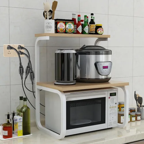 Vista 6 de VSEER Cable de extensión resistente de 1.5 pies 1875 W 15 A, protector de salida de 3 clavijas, 14 AWG, cable de extensión de alimentación corto