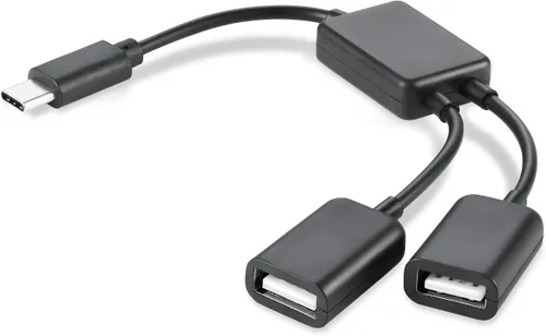 Vista 3 de IFLASH Adaptador USB tipo C a USB-A, diseño reversible Plug and Play, compatible con Google Pixel, Samsung Galaxy S8/S9, Lenovo Yoga, Dell XPS