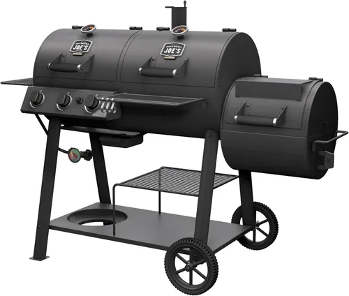 Vista 5 de Oklahoma Joe's Canyon Combo DLX 24203005 - Ahumador y parrilla a gas propano