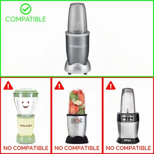 Vista 5 de Reemplazo de la cuchilla extractora 600w 900w para NutriBullet NB-101s