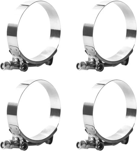 Vista 11 de Abrazadera de manguera con perno en T de 1.5 pulgadas, MinerGuy de acero inoxidable, rango de trabajo 46mm-52mm para ID de manguera de 1.5